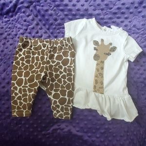 3 month 2pc giraffe set